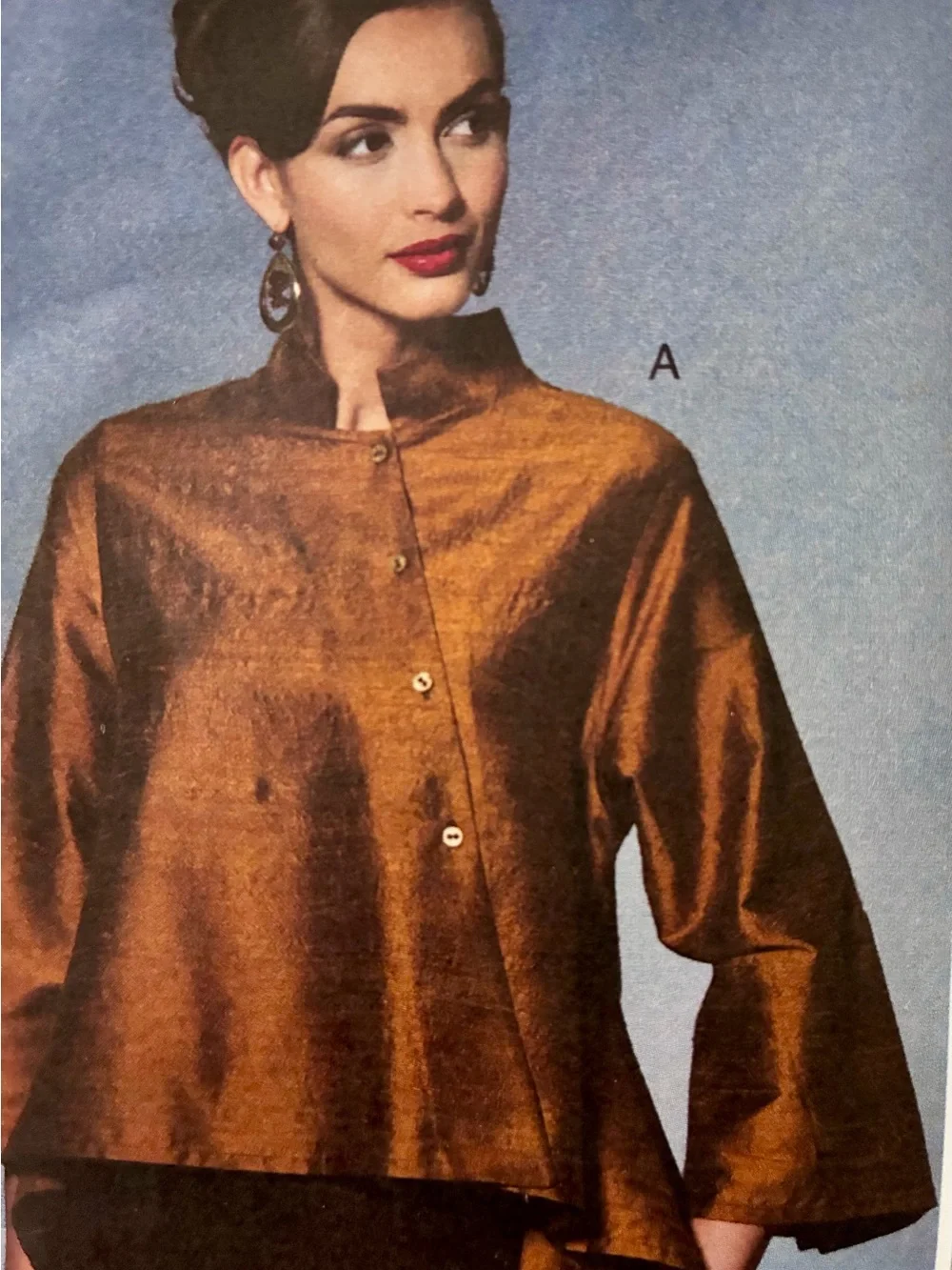 Vogue American Designer Stand-Collar Button Jacket Pattern